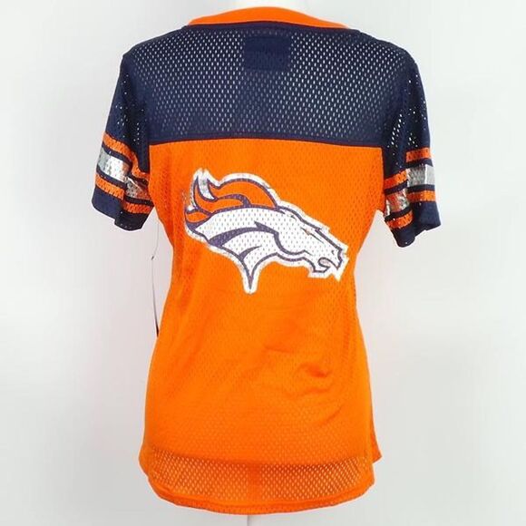 NFL Women's Mesh Short-Sleeve Shirt Broncos - Regular - Picture 3 of 4